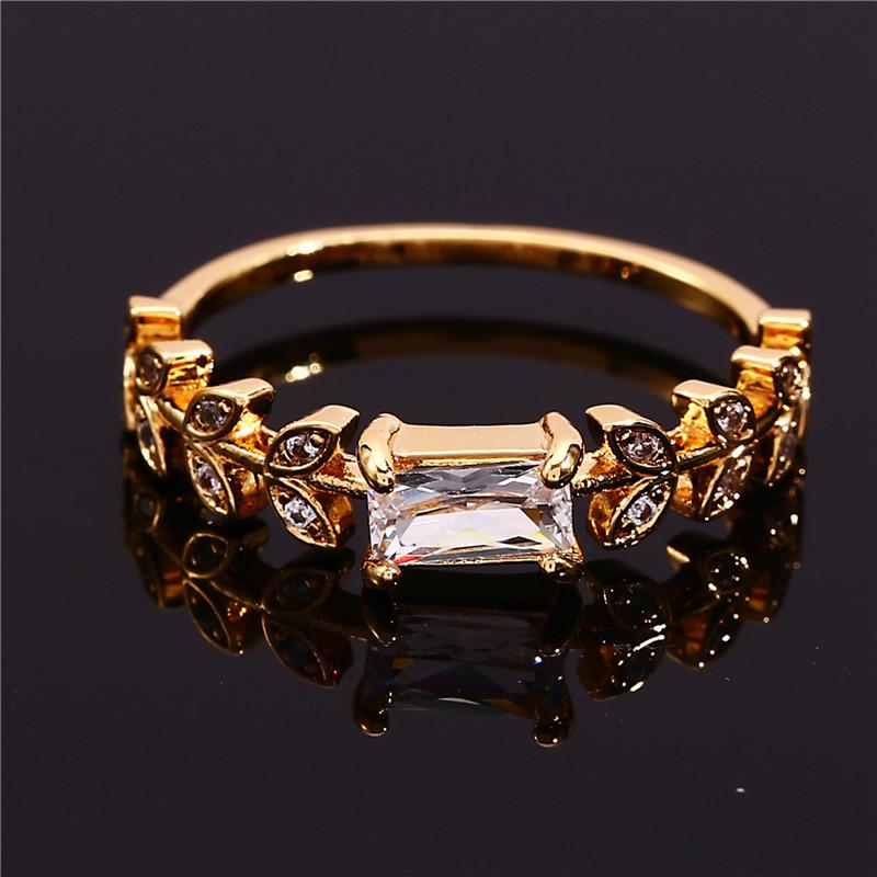 Wedding Rings Dainty Gold Color Engagement Ring Female Simple Trendy Small Leaf White Zircon Square Stone For Women JewelryWedding
Wedding Rings Dainty Gold Color Engagement Ring Female Simple Trendy Small Leaf White Zircon Square Stone For Women JewelryWedding