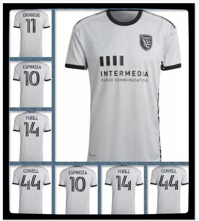 mls 2022 San Jose Earthquakes soccer jerseys home away 2023 22 23 Espinoza Yueill Ebobisse Cowell FOOTBALL SHIRTS FAN VERSION top thailand quality maillot de foot, White
mls 2022 San Jose Earthquakes soccer jerseys home away 2023 22 23 Espinoza Yueill Ebobisse Cowell FOOTBALL SHIRTS FAN VERSION top thailand quality maillot de foot, White
