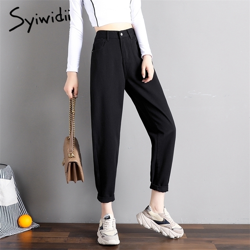Syiwidii High Waist Jeans for Women Denim Pants Street Style Vintage Streetwear Elastic Black Korean Fashion Mom 220402
Syiwidii High Waist Jeans for Women Denim Pants Street Style Vintage Streetwear Elastic Black Korean Fashion Mom 220402