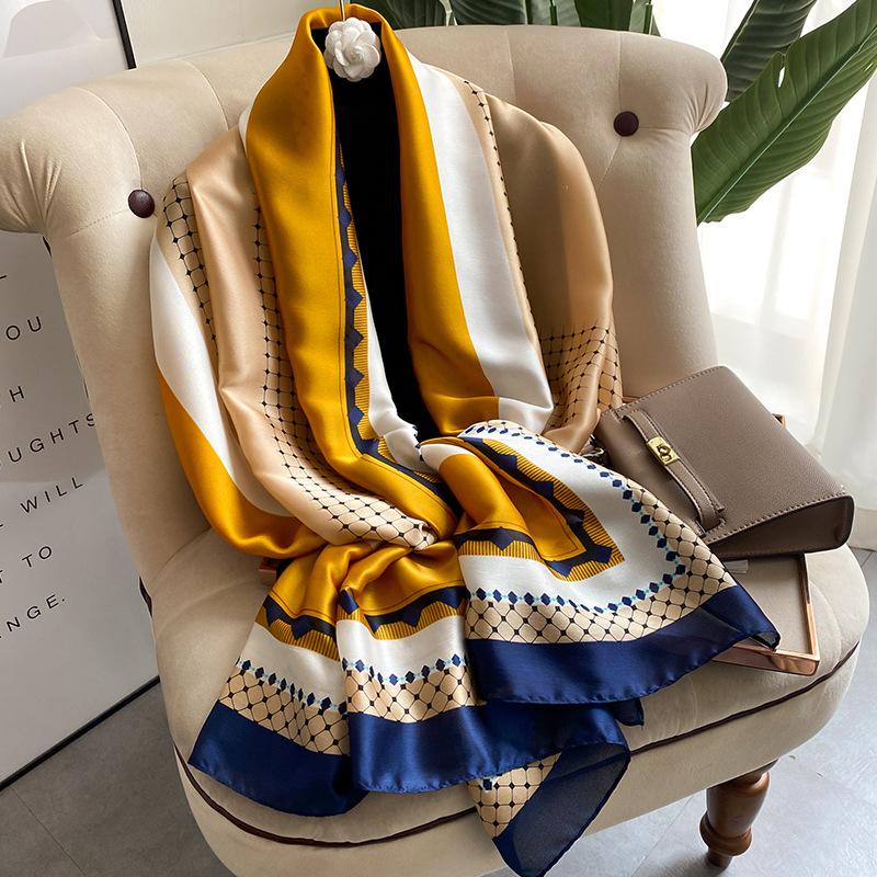 Scarves 2022 Luxury Silk Scarf Women Foulard Pashmina Shawls Lady Wraps Female Beach Pareo Stoles Bandana Designer Brand Long
Scarves 2022 Luxury Silk Scarf Women Foulard Pashmina Shawls Lady Wraps Female Beach Pareo Stoles Bandana Designer Brand Long