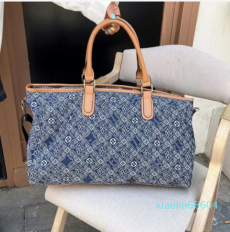 Designer-Shopping Bags women leather handbag large canvas tote shopping bag come dustbag, Blue
Designer-Shopping Bags women leather handbag large canvas tote shopping bag come dustbag, Blue