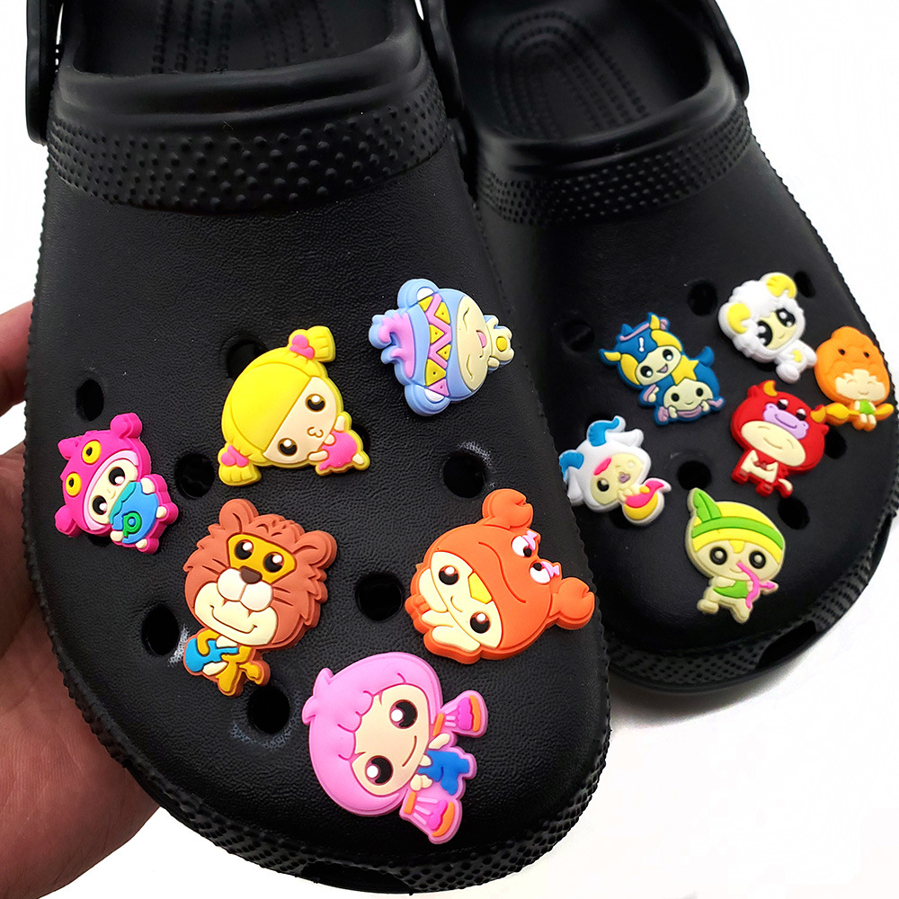 1 pcs 2021 New Designer Constellation Cartoon Shoes Charms Silicone Croc Slipper Accessories Brand New And High Quality Shoe Buckle
1 pcs 2021 New Designer Constellation Cartoon Shoes Charms Silicone Croc Slipper Accessories Brand New And High Quality Shoe Buckle