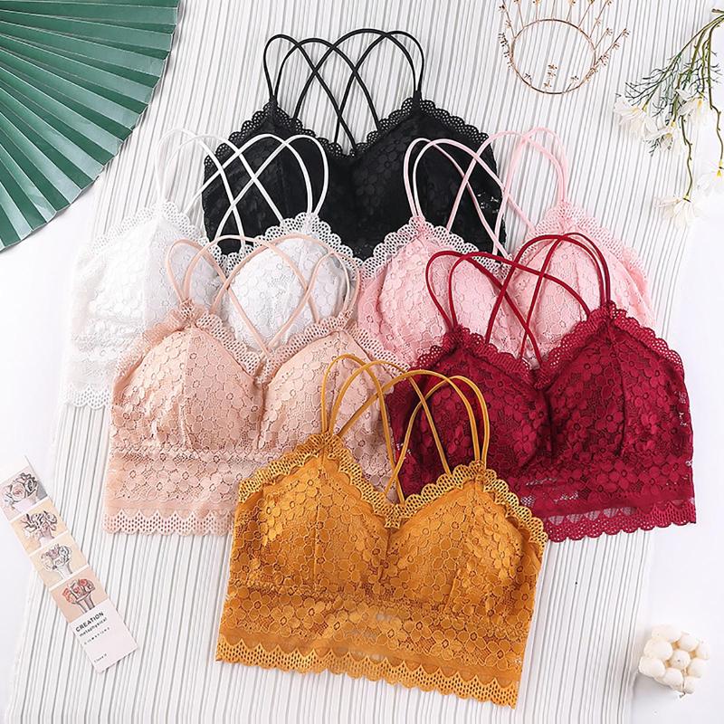Camisoles & Tanks Sexy Floral Lace Bra Top For Women Push Up Female Lingerie Breathable Bralette Removable Pad Thin Fashion Wireless BrasCam, Bk
Camisoles & Tanks Sexy Floral Lace Bra Top For Women Push Up Female Lingerie Breathable Bralette Removable Pad Thin Fashion Wireless BrasCam, Bk