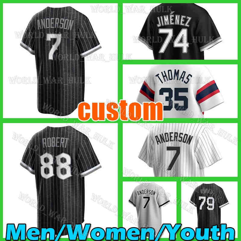 7 Tim Anderson Baseball Jersey Chicago 74 Eloy Jimenez Luis Robert Yoan Moncada White Sox Jose Abreu Frank Thomas Andrew Vaughn 8 Bo Jackson Dylan Cease Michael Kopech, Women custom cool base(b w)
7 Tim Anderson Baseball Jersey Chicago 74 Eloy Jimenez Luis Robert Yoan Moncada White Sox Jose Abreu Frank Thomas Andrew Vaughn 8 Bo Jackson Dylan Cease Michael Kopech, Women custom cool base(b w)