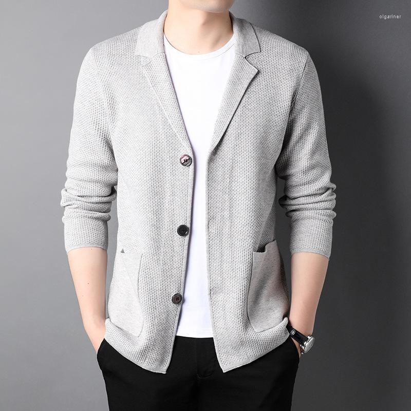 Men's Sweaters Knitted Men's Spring And Autumn Arrivals Fashion Solid Cardigan Youth Trend Suit Collar Long Sleeve JacketsMen's Olga22, Gray
Men's Sweaters Knitted Men's Spring And Autumn Arrivals Fashion Solid Cardigan Youth Trend Suit Collar Long Sleeve JacketsMen's Olga22, Gray