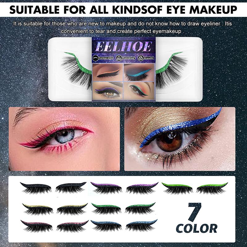 False Eyelashes Eyeliner & Eyelash Stickers Reusable Glitter Fake StickersFalse FalseFalse
False Eyelashes Eyeliner & Eyelash Stickers Reusable Glitter Fake StickersFalse FalseFalse