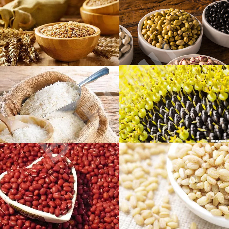 Electric Grain Screening Machine Corn Soybean Wheat Rice Rapeseed Peanut Screener Vibration Separation Cleaner