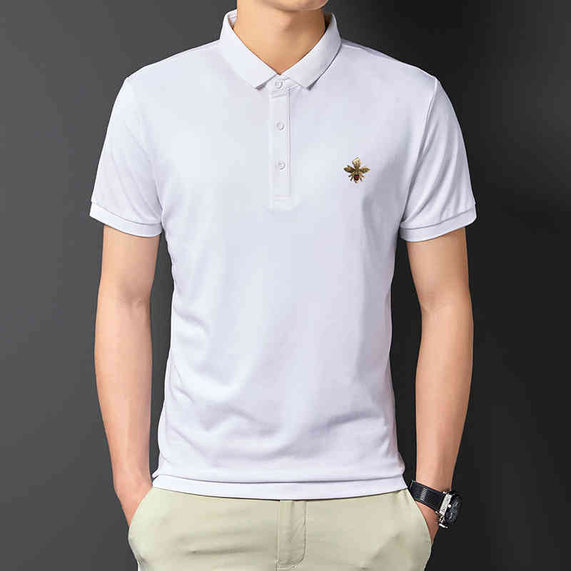 2022 new summer men's short polo shirt brand T-shirt Lapel little bee half sleeved fashion collar top, 22065 royal blue (modal)
2022 new summer men's short polo shirt brand T-shirt Lapel little bee half sleeved fashion collar top, 22065 royal blue (modal)