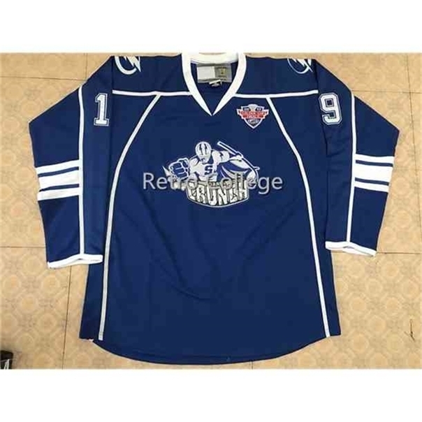 C26 Nik1 #21 Mike Blunden #19 alicea Syracuse Crunch Hockey Jersey white Blue Embroidery Stitched Custom any Number and name
C26 Nik1 #21 Mike Blunden #19 alicea Syracuse Crunch Hockey Jersey white Blue Embroidery Stitched Custom any Number and name