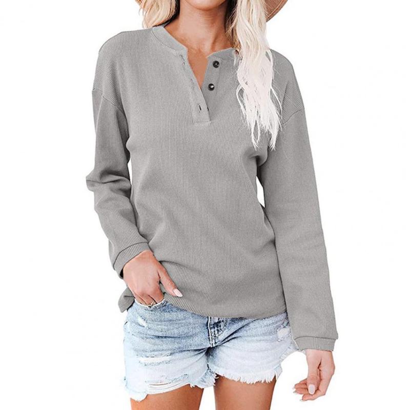 Women's Blouses & Shirts Long Sleeve Women Blouse Solid Color Autumn Winter V Neck Buttons Tunic Top Streetwear 2022 Casual Street Wear, Blue
Women's Blouses & Shirts Long Sleeve Women Blouse Solid Color Autumn Winter V Neck Buttons Tunic Top Streetwear 2022 Casual Street Wear, Blue