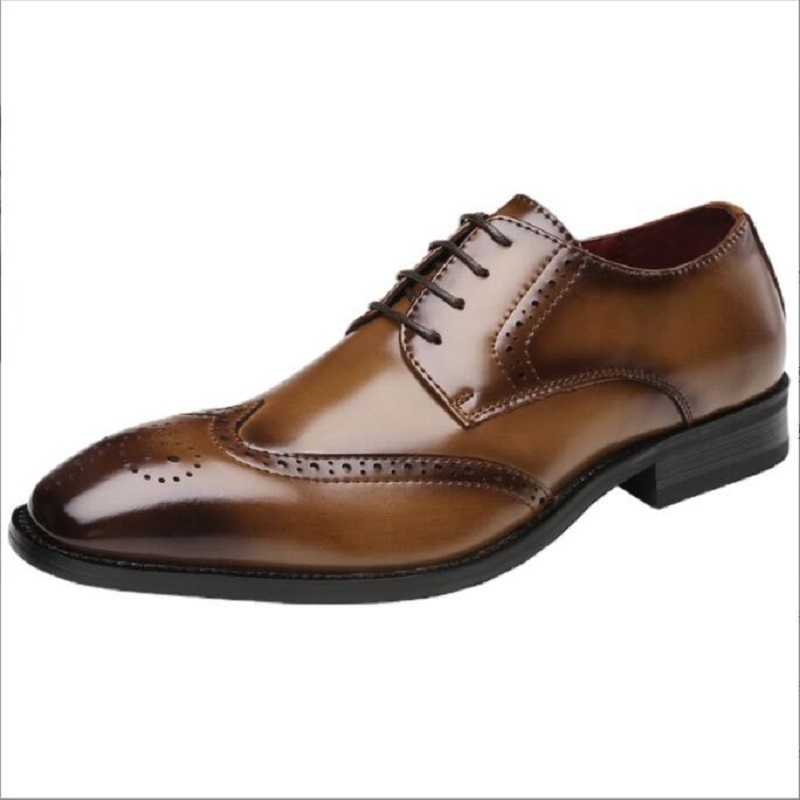 Brogue Men Casual Dress Shoes Oxford Genuine Leather Formal Shoes for Male Party Dinner British Footwear Da036, Black
Brogue Men Casual Dress Shoes Oxford Genuine Leather Formal Shoes for Male Party Dinner British Footwear Da036, Black
