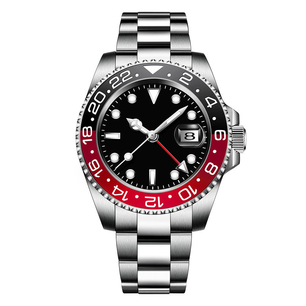 watch MensAutomatic Mechanical 41mm Watch Stainless Steel Blue Black Ceramic Sapphire Glass Super Luminous Watchet montre de luxe gift wahches, Tool
watch MensAutomatic Mechanical 41mm Watch Stainless Steel Blue Black Ceramic Sapphire Glass Super Luminous Watchet montre de luxe gift wahches, Tool