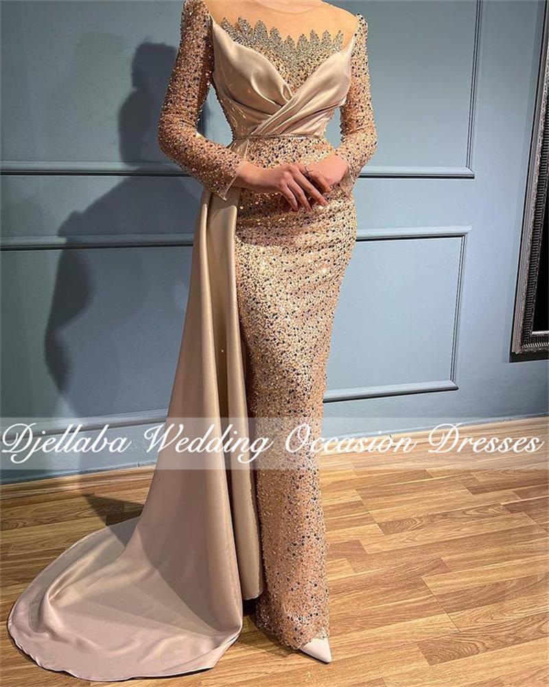 Party Dresses Luxury Sequined Lace Long Sleeve Evening Mermaid Wedding Dress O-Neck Prom Gowns Vestidos De NocheParty, Silver
Party Dresses Luxury Sequined Lace Long Sleeve Evening Mermaid Wedding Dress O-Neck Prom Gowns Vestidos De NocheParty, Silver