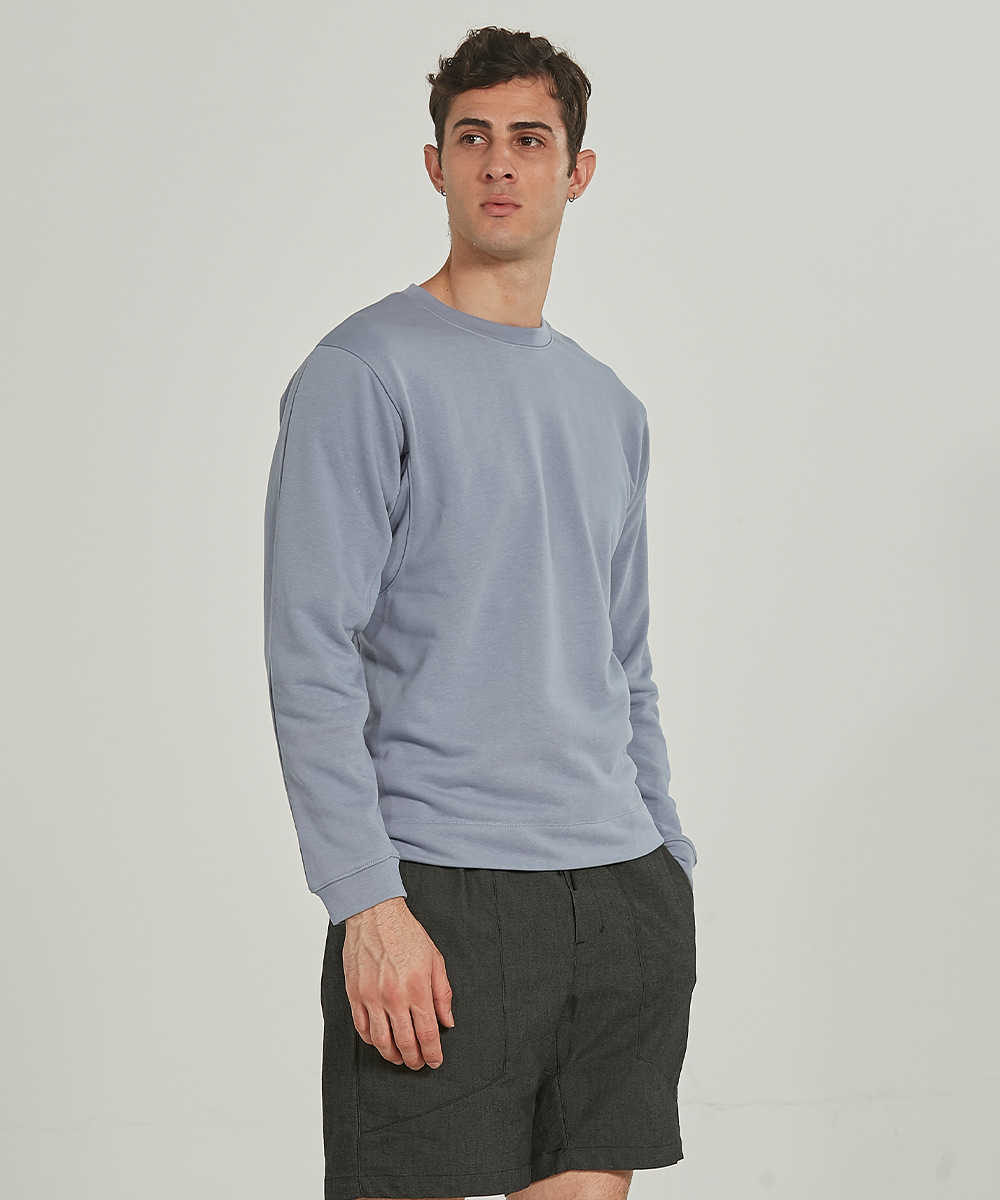 Men's Tops Yoga Outfits French Terry Loose Long Sleeve Sport Fitness Breathable Quick Dry Shirt