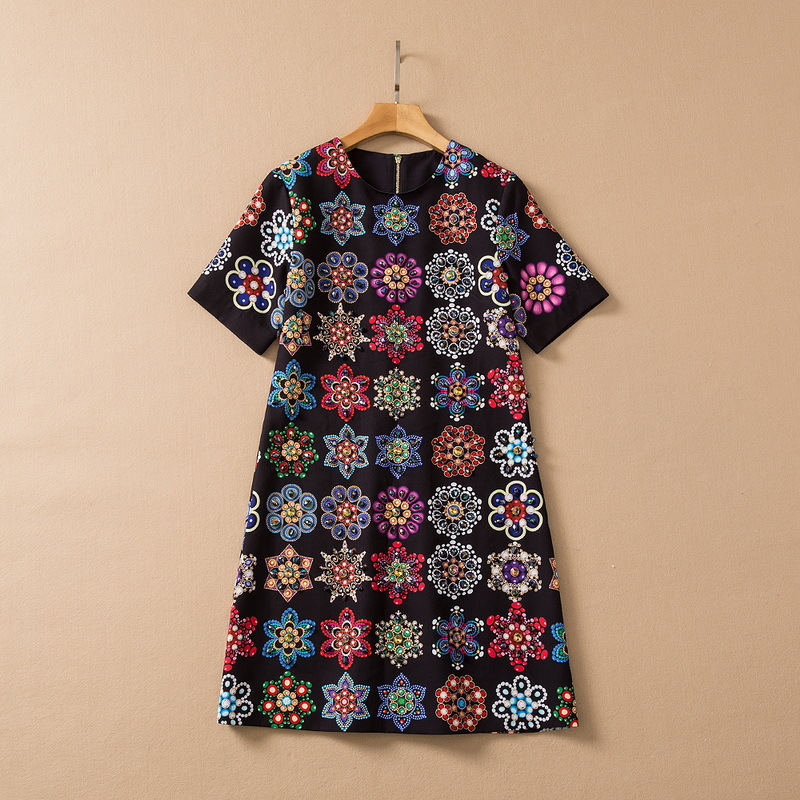 Designer Dress 2022 Summer Autumn O Neck Fashion Milan Runway Dress Brand Same Style Dresses 0529-21, Picture color
Designer Dress 2022 Summer Autumn O Neck Fashion Milan Runway Dress Brand Same Style Dresses 0529-21, Picture color