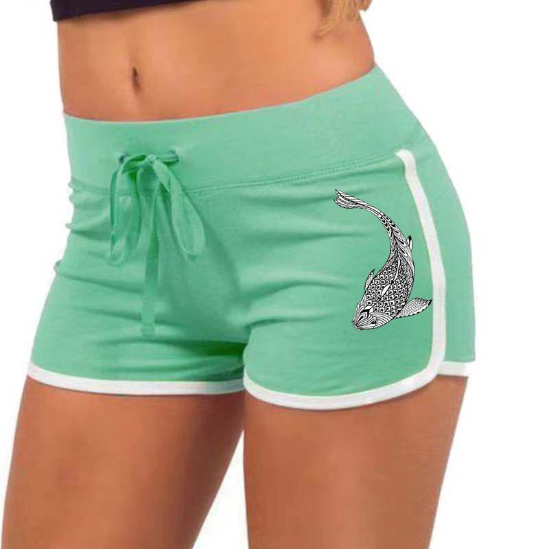 Women's Shorts Summer Women High Waist Elasticated Leggings Push Up Gym Training Pocket Black White Fish Printing Short.Women's, Dsdk-08-246-06
Women's Shorts Summer Women High Waist Elasticated Leggings Push Up Gym Training Pocket Black White Fish Printing Short.Women's, Dsdk-08-246-06
