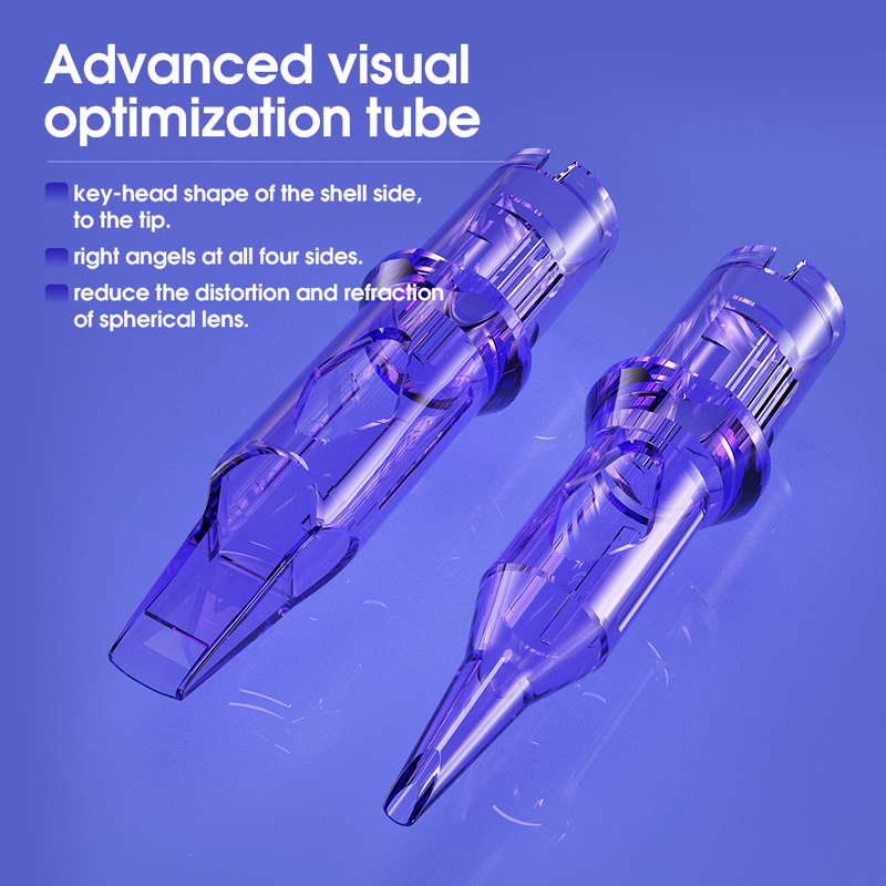 Boxed 1RL Sterilized Tattoo Cartridge Needles Supply Permanent Makeup Round Liner 0.35mm/0.30mm 220316