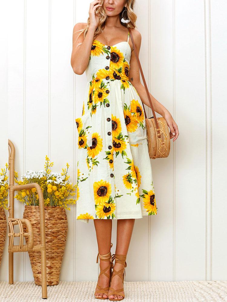 Casual Dresses Summer Sunflower Boho Dress Women Floral Print Long Party Ladies Elegant Sundress Spaghetti Strap Flower For WomenCasual, 0721 navy blue
Casual Dresses Summer Sunflower Boho Dress Women Floral Print Long Party Ladies Elegant Sundress Spaghetti Strap Flower For WomenCasual, 0721 navy blue