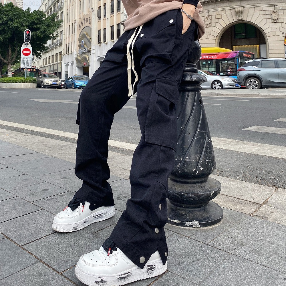 Fashion Chic Japanese Streetwear Joggers Men Cargo Pants High Street Stylish Techwear Pocket Hip Hop Breaking Harem Pants Male G220802 - view 7
