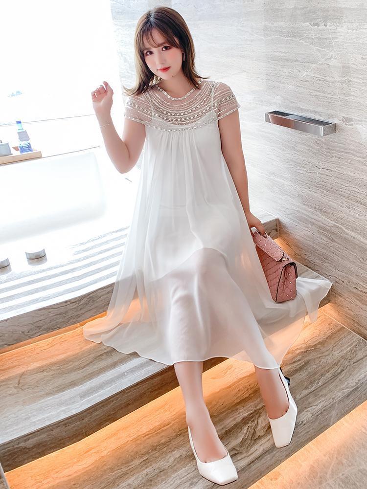 Casual Dresses High Quality Retro Court Style Beaded Loose Dress 2022 Summer, Multi
Casual Dresses High Quality Retro Court Style Beaded Loose Dress 2022 Summer, Multi