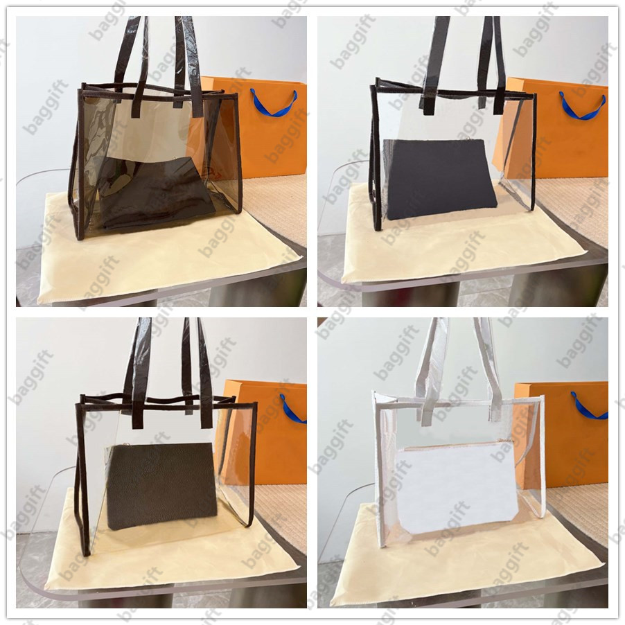 Summer Beach Totes Jelly Onthego 41 GM Transparent Shopper Bags Women Colorfull Handbag Portable Holographic Purse Clear PVC Shoulder 2 Set Crossbody Wallets, No bag;for balance fees 
Summer Beach Totes Jelly Onthego 41 GM Transparent Shopper Bags Women Colorfull Handbag Portable Holographic Purse Clear PVC Shoulder 2 Set Crossbody Wallets, No bag;for balance fees