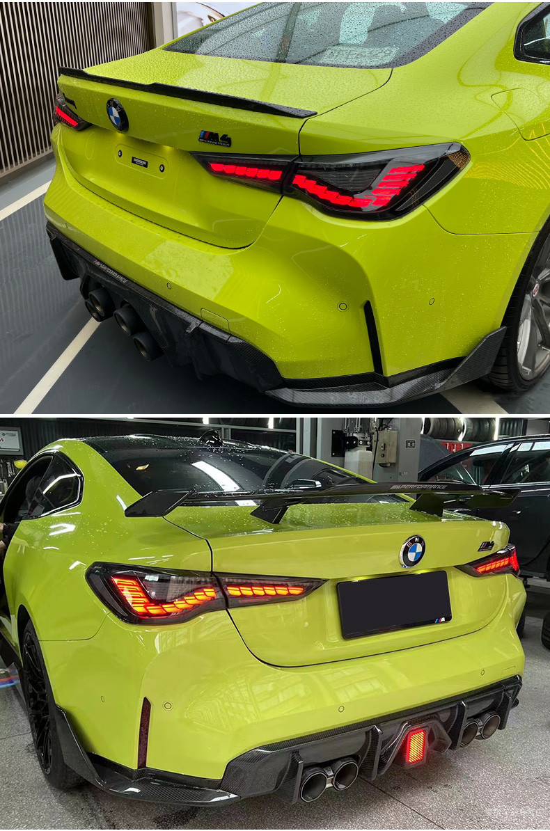 Auto Accessories Turn Signal Lights For BMW M4 DRL Taillight 20-2022 425I 430I Rear Car LED Tail Light Brake Light