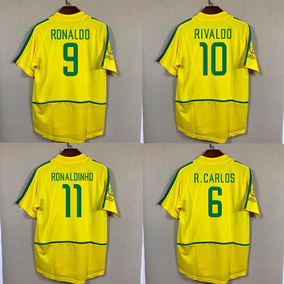 BR Fans Retro Tee Top Quality 2002 Home shirt Maglia Camiseta fubol football Ronaldo Ronaldinho Kaka Rivaldo Robert Carlos Cafu Ma292J, No name no number
BR Fans Retro Tee Top Quality 2002 Home shirt Maglia Camiseta fubol football Ronaldo Ronaldinho Kaka Rivaldo Robert Carlos Cafu Ma292J, No name no number