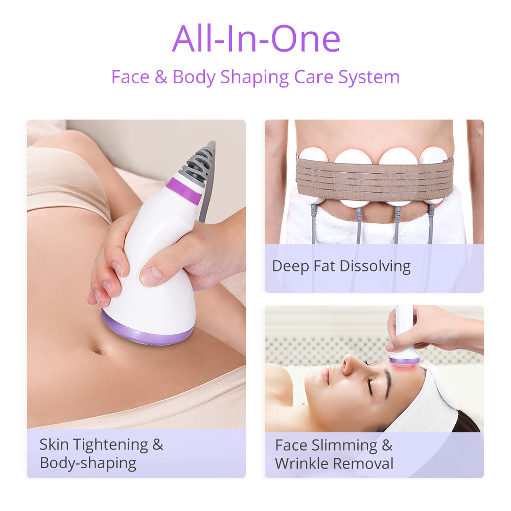 Newest 8 In1Ultrasonic Cavitation RF Vacuum Body Shape Machine cavitation slimming equipment