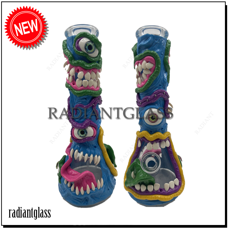 Jaw Monster 13.7" 3D beaker Bong Ice pinches Vintage Big Tall Hookahs thick Heady glass bongs with diffused downstem bongs Wholesale
Jaw Monster 13.7" 3D beaker Bong Ice pinches Vintage Big Tall Hookahs thick Heady glass bongs with diffused downstem bongs Wholesale