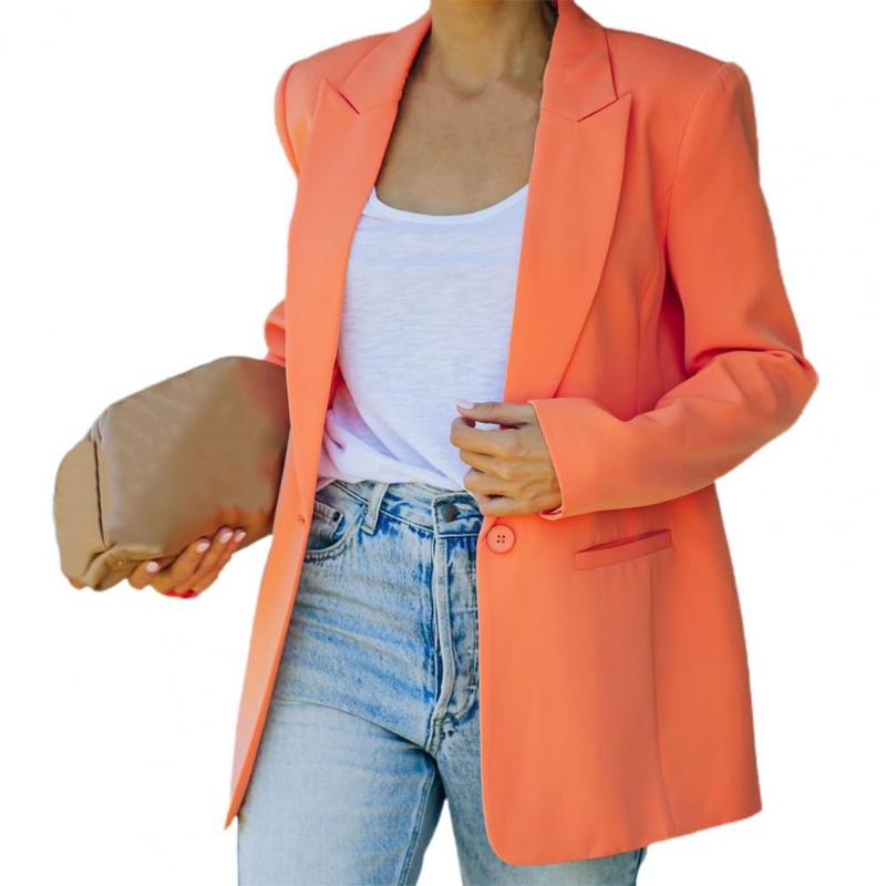 Women's Suits & Blazers 2022 Fashion Single Breasted Women Blazer Long Sleeve Autumn Winter Loose Breathable Lapel Pockets Suit Coat Outerwe, Orange
Women's Suits & Blazers 2022 Fashion Single Breasted Women Blazer Long Sleeve Autumn Winter Loose Breathable Lapel Pockets Suit Coat Outerwe, Orange