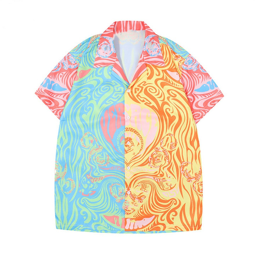 LUXURY Designer t shirt Men's Fashion Tiger Letter V silk bowling shirt Casual Shirts Men Slim Fit Short Sleeve Dress M-3XL #A40, Customize
LUXURY Designer t shirt Men's Fashion Tiger Letter V silk bowling shirt Casual Shirts Men Slim Fit Short Sleeve Dress M-3XL #A40, Customize