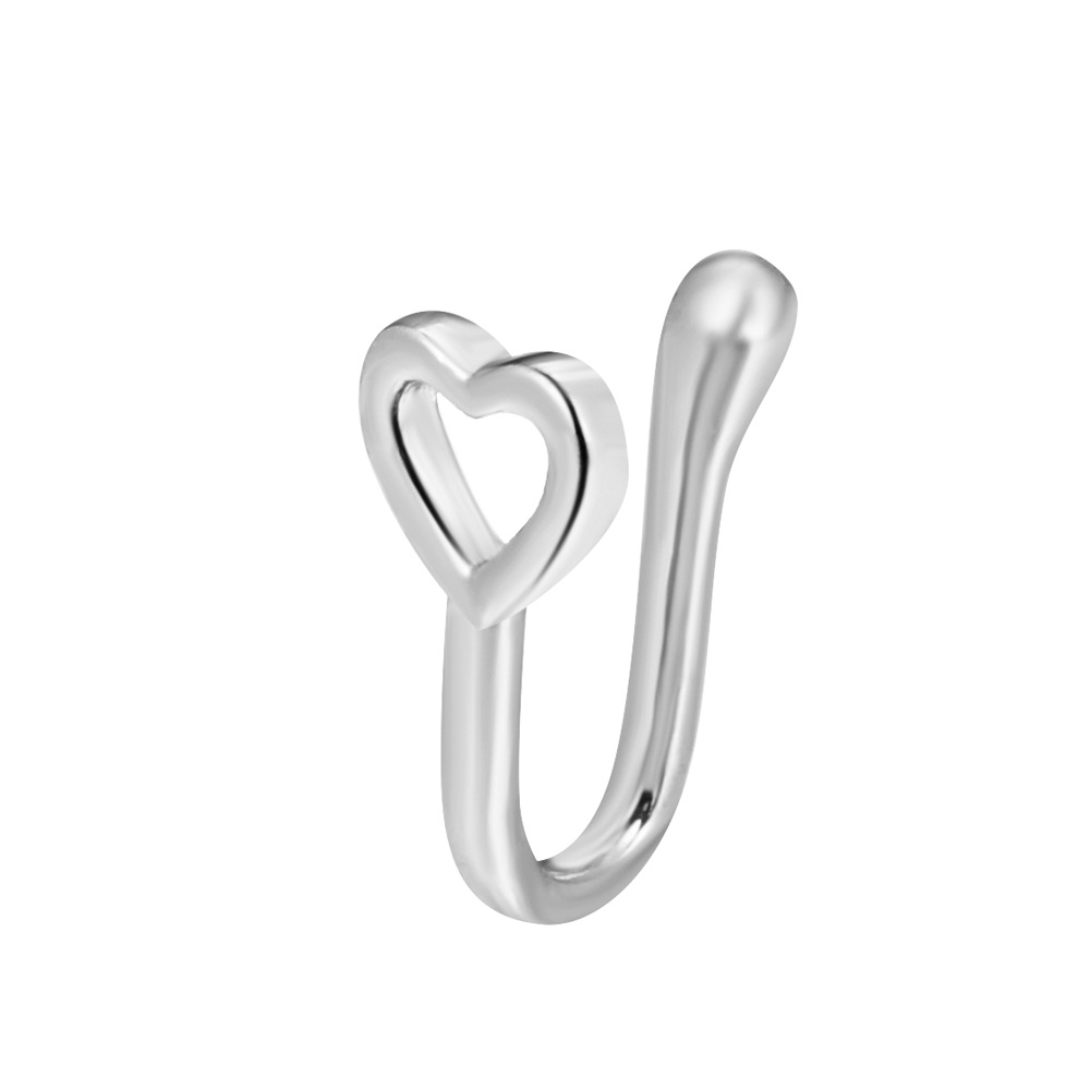 16 Styles Silver Plated Fake Nose Rings For Women Small Crystal Copper Non Piercing Clip On Nose Cuff Stud Female Trendy Party Jew
