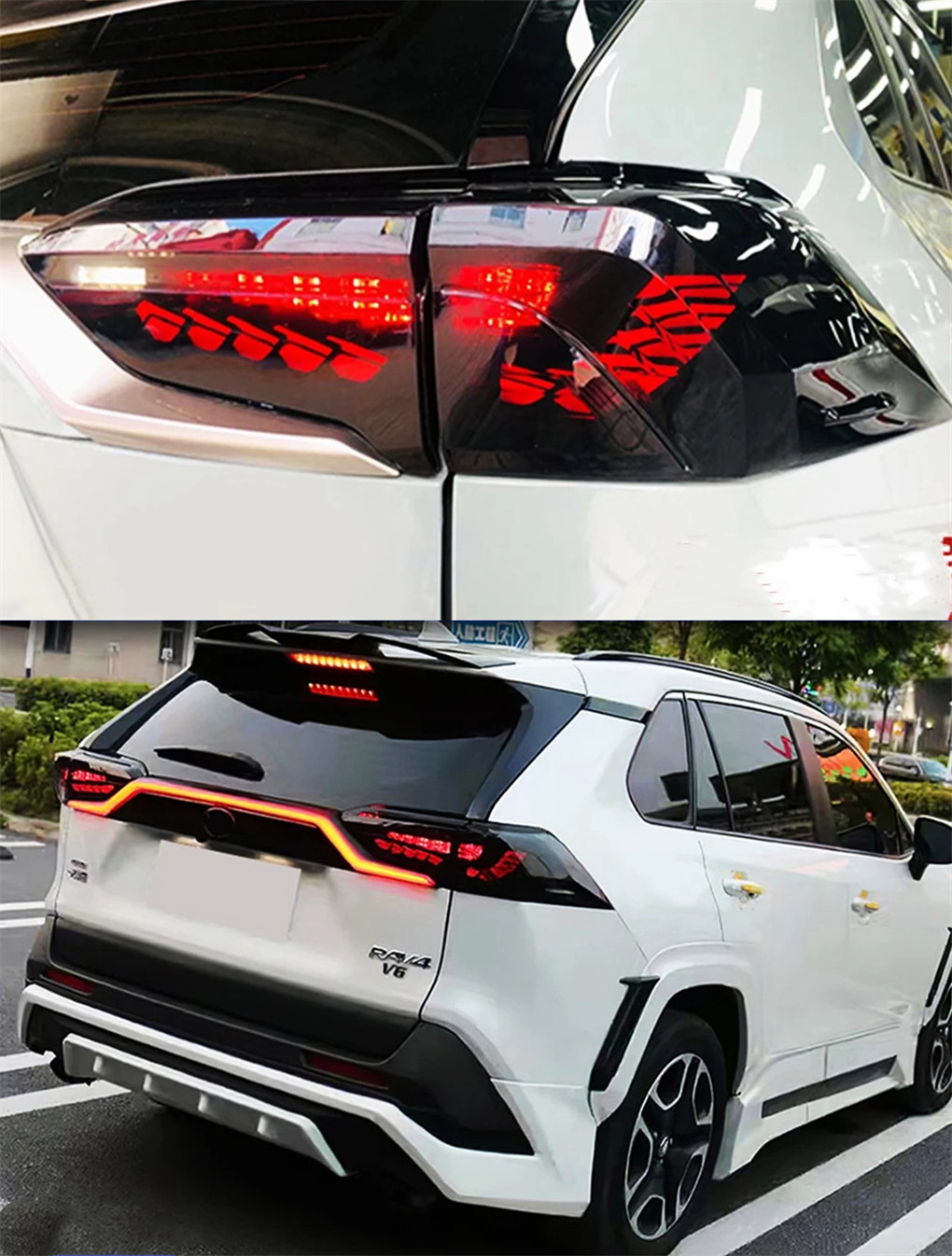 Tail Lamp for RAV4 Wildlander LED Tail Light 20 19-20 22 TOYOTA Rear Fog Brake Turn Signal Automotive Accessories