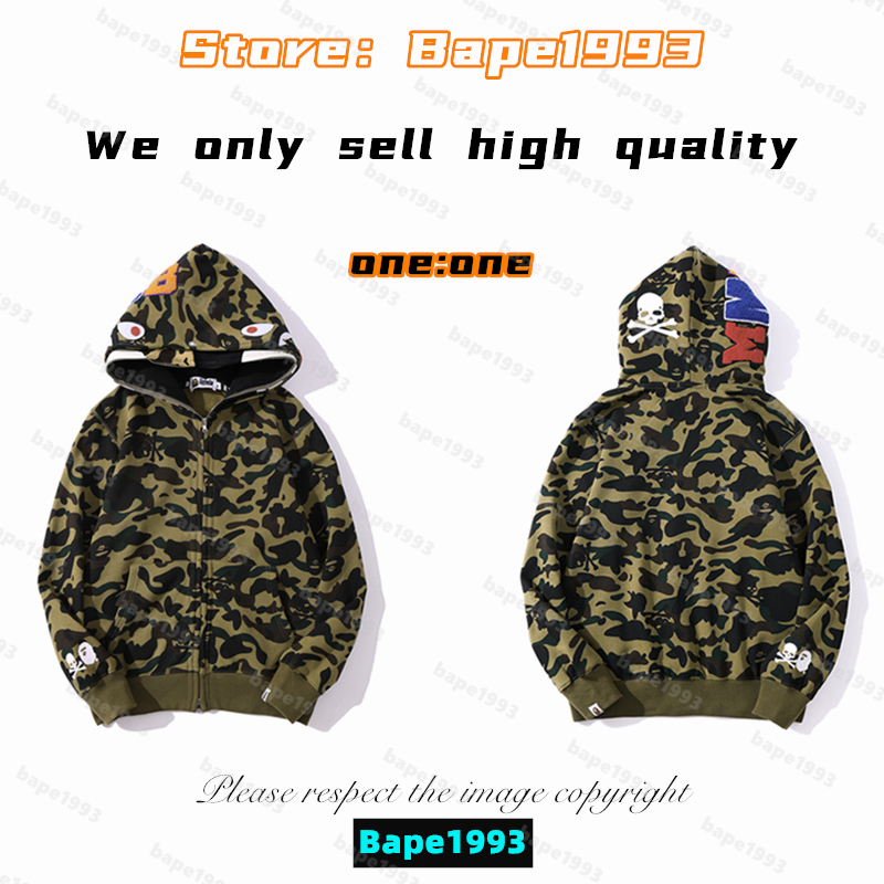 High quality Apes Mens Hoodies & Sweatshirt Japan shark B ape head Galaxy spots luminous camo Male and female couples with the same model 100% cotton New hoodie 1993 KS4-9, 1 button
High quality Apes Mens Hoodies & Sweatshirt Japan shark B ape head Galaxy spots luminous camo Male and female couples with the same model 100% cotton New hoodie 1993 KS4-9, 1 button