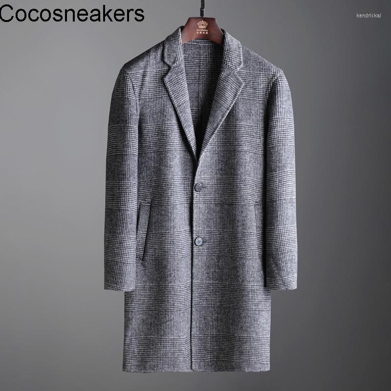 Men's Wool & Blends Gaoding Master Tailoring Wear Woolen Coat Simple Fashion Black Medium Long Kend22, Grey 2
Men's Wool & Blends Gaoding Master Tailoring Wear Woolen Coat Simple Fashion Black Medium Long Kend22, Grey 2
