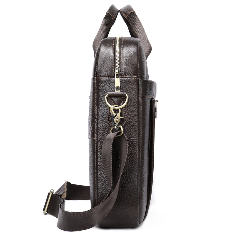 WESTAL 17'' Laptop Bag for Men Briefcases Genuine Leather a4 Document s 's Business Handbags 5013 220324