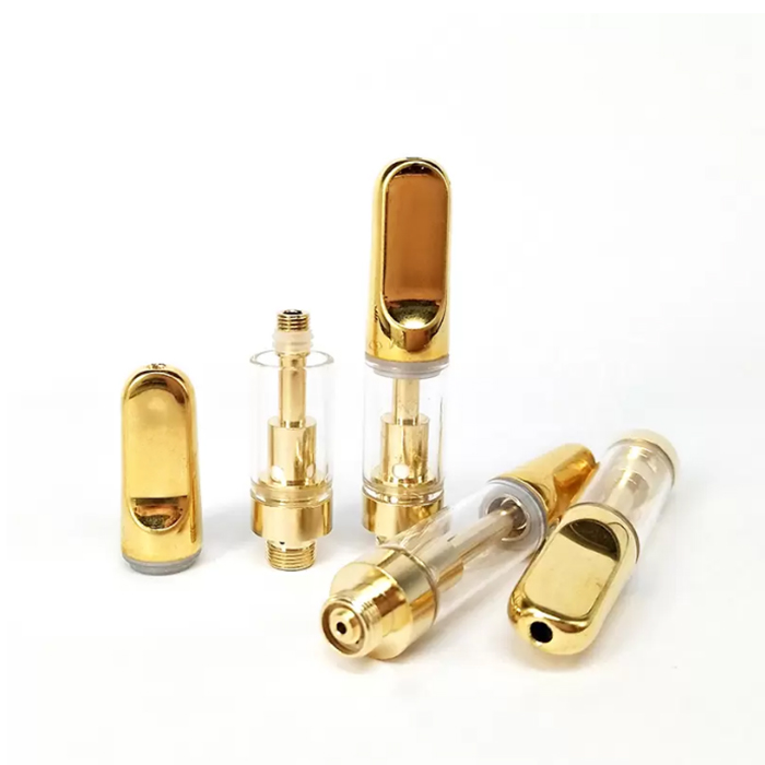 Gold Vape Cartridges Atomizers 0.5ml 0.8ml 1.0ml Empty Ceramic Coil Carts Golden Color 510 Thread Vaporizer TH205 In Foam Package
Gold Vape Cartridges Atomizers 0.5ml 0.8ml 1.0ml Empty Ceramic Coil Carts Golden Color 510 Thread Vaporizer TH205 In Foam Package