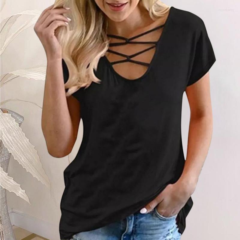 Women's Blouses & Shirts V Neck Cross Short Sleeve Tops Women Vintage Sexy Female Streetwear Casual Loose Lady Harajuku Blouse Chee22, Bk
Women's Blouses & Shirts V Neck Cross Short Sleeve Tops Women Vintage Sexy Female Streetwear Casual Loose Lady Harajuku Blouse Chee22, Bk