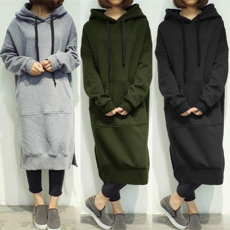 Women' Hoodies & Sweatshirts Women Long Dress Autumn Casual Pocket Plus Size Hoody Woman Sweatshirt Harakuju Sleeve Hem Split Female Hoodie, Grey
Women' Hoodies & Sweatshirts Women Long Dress Autumn Casual Pocket Plus Size Hoody Woman Sweatshirt Harakuju Sleeve Hem Split Female Hoodie, Grey