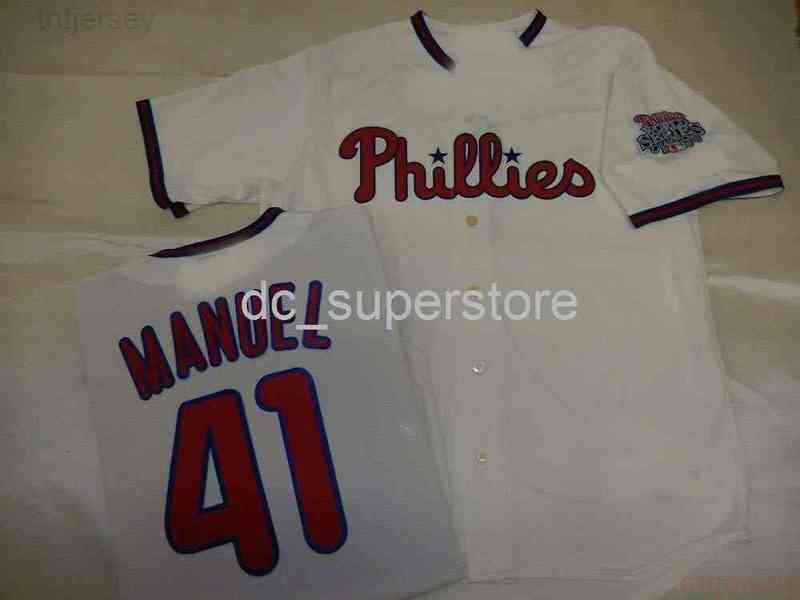 Cheap Custom CHARLIE MANUEL 2008 CHAMPIONS Jersey NEW Stitch Any Name Number Men Women Youth baseball jersey, Ivory
Cheap Custom CHARLIE MANUEL 2008 CHAMPIONS Jersey NEW Stitch Any Name Number Men Women Youth baseball jersey, Ivory