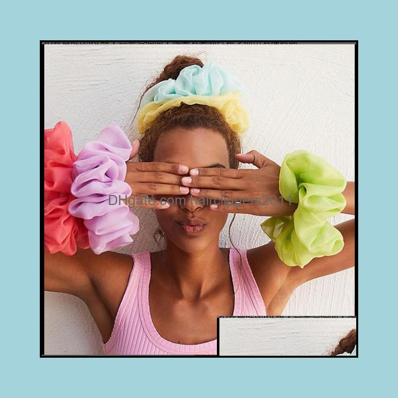 Hair Accessories Tools Products Lady Chiffon Scrunchies Women Girl Solid Elastic Bands Rope Ponytail Holder Large Intestine Sports Dance S
Hair Accessories Tools Products Lady Chiffon Scrunchies Women Girl Solid Elastic Bands Rope Ponytail Holder Large Intestine Sports Dance S