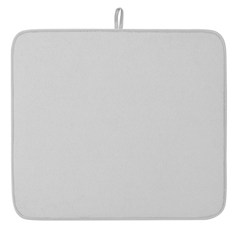 Mats & Pads Light Grey Dish Drying Mat For Kitchen Counter Sink Quick Drain Fashion Printed Home Placemat
Mats & Pads Light Grey Dish Drying Mat For Kitchen Counter Sink Quick Drain Fashion Printed Home Placemat