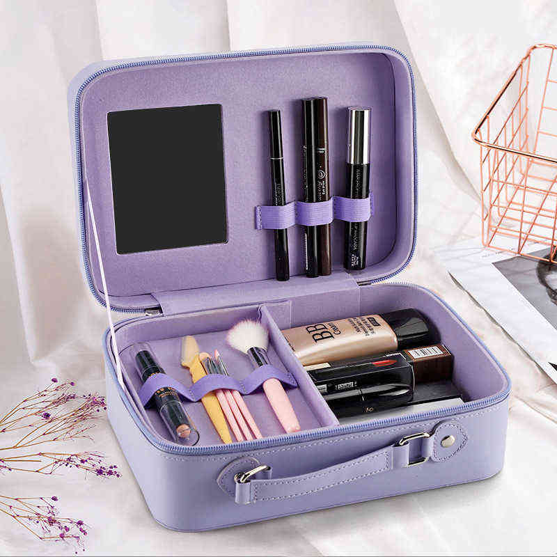 2022 new makeup bag ins wind super fire Portable Travel Makeup Box large capacity Korean cosmetics storage box 220518