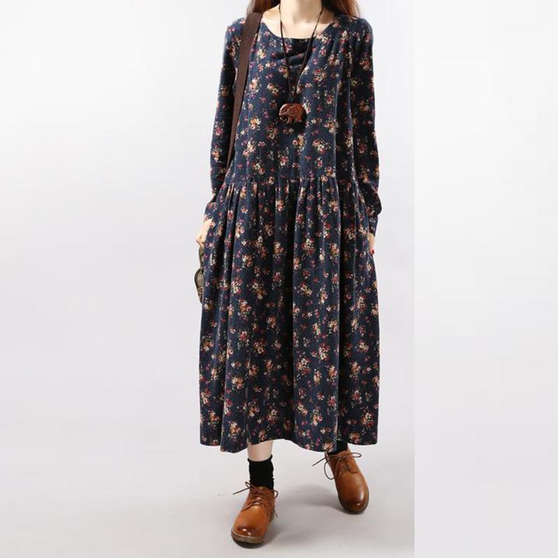 Casual Dresses 2022 Spring Summer Maxi Floral Print Long Sleeve Sundress Kaftan Bohemian Women Loose Vintage Cotton Linen, Maxi dress
Casual Dresses 2022 Spring Summer Maxi Floral Print Long Sleeve Sundress Kaftan Bohemian Women Loose Vintage Cotton Linen, Maxi dress