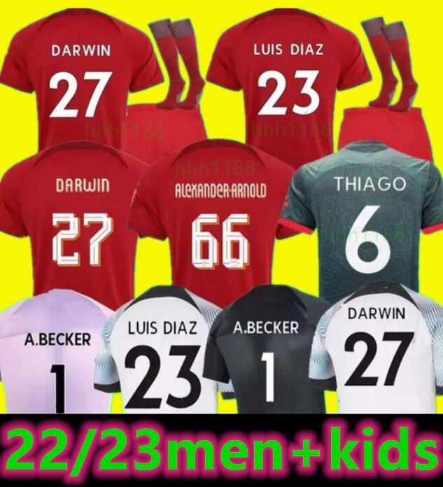 adult kits DARWIN 22 23 FIRMINO season soccer jersey 2022 2023 Mohamed Diogo KEITA Luis DIaz football shirts men kids kit Fabio Minamino Alexander Arnold ORIGI, Gk kids
adult kits DARWIN 22 23 FIRMINO season soccer jersey 2022 2023 Mohamed Diogo KEITA Luis DIaz football shirts men kids kit Fabio Minamino Alexander Arnold ORIGI, Gk kids