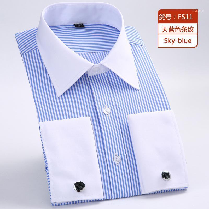 Men's Casual Shirts 2022Men's Dress Loose French Cuff Regular Fit Luxury Striped Business Long Sleeve Cufflinks Social Pluse Size 6XL, Fs18
Men's Casual Shirts 2022Men's Dress Loose French Cuff Regular Fit Luxury Striped Business Long Sleeve Cufflinks Social Pluse Size 6XL, Fs18