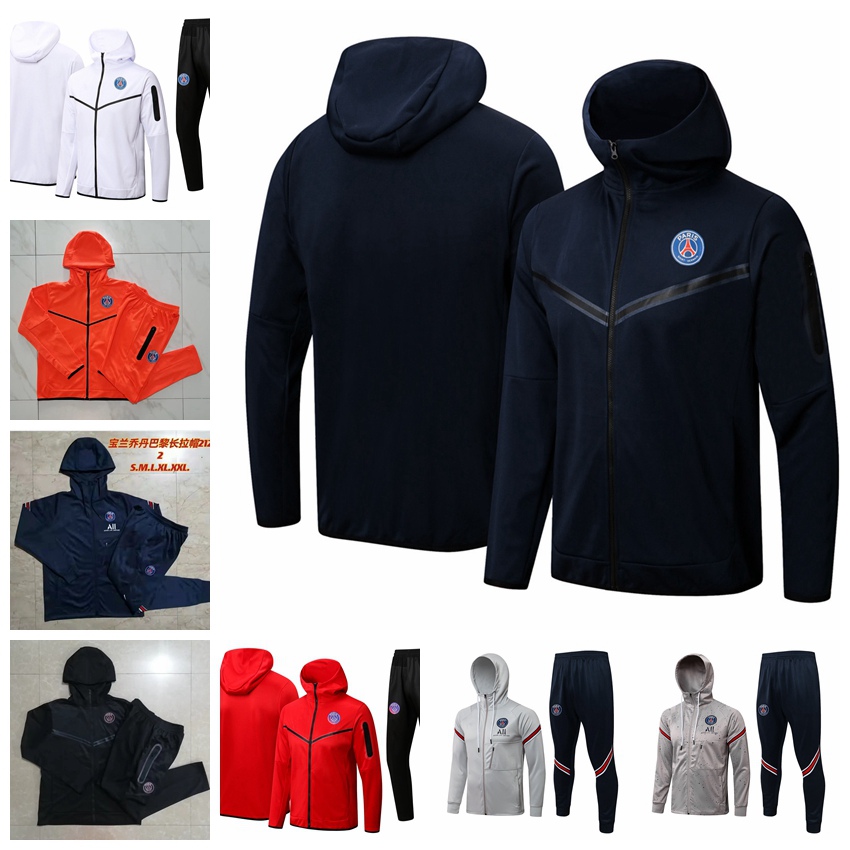 Paris Full Zip Hoodie Jacket Soccer Hooded Sweat Jacket Football Tracksuit Men 2021 2022 Training Suit 20 21 Winter Pants Survetement T08
Paris Full Zip Hoodie Jacket Soccer Hooded Sweat Jacket Football Tracksuit Men 2021 2022 Training Suit 20 21 Winter Pants Survetement T08