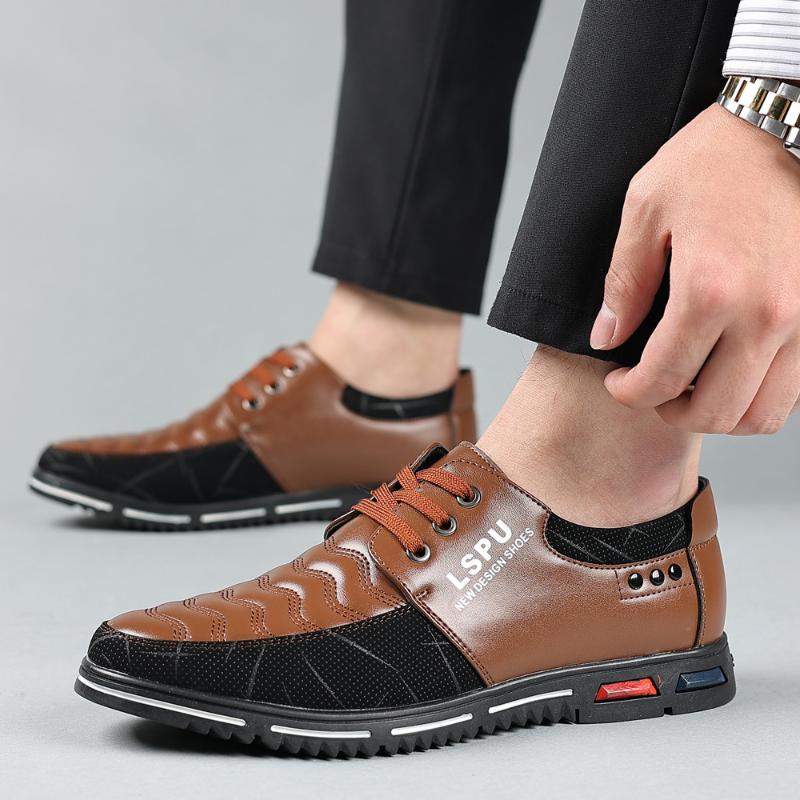 Dress Shoes High Quality Men Flats Casual Genuine Leather Flat Oxford Fashion Lace Up Work Shoe Sapatos, Black
Dress Shoes High Quality Men Flats Casual Genuine Leather Flat Oxford Fashion Lace Up Work Shoe Sapatos, Black