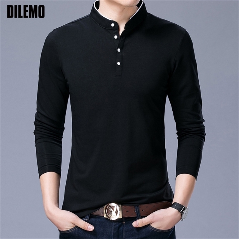 Sell Fashion Brand Clothing Polo Shirt Mens Long Sleeve Slim Fit Boys Mandarin Colla Polos Casual Men's Clothing 220402, Black
Sell Fashion Brand Clothing Polo Shirt Mens Long Sleeve Slim Fit Boys Mandarin Colla Polos Casual Men's Clothing 220402, Black