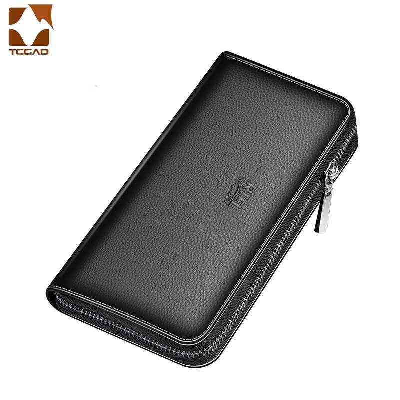 Men's Wallet Clutch Bag Billeteras Para Mens Man Purse Leather Genuine Luxury Carteira Masculina Couro 2022, Black 4
Men's Wallet Clutch Bag Billeteras Para Mens Man Purse Leather Genuine Luxury Carteira Masculina Couro 2022, Black 4